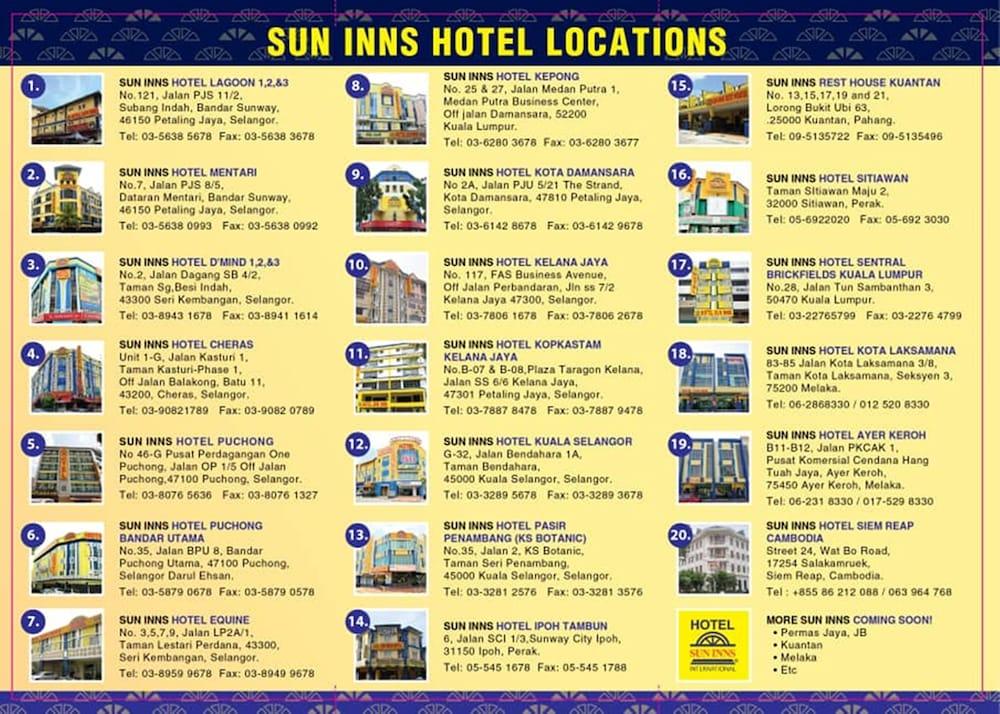 Sun Inns Hotel Sentral, Brickfields Kuala Lumpur Extérieur photo